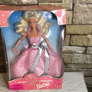 Barbie 35th Anniversary Doll in Pink Dress